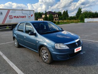 2011 Renault Logan I Рестайлинг, синий, 380000 рублей, вид 3
