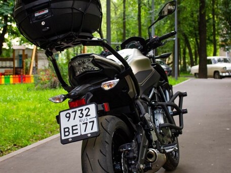 2017 Kawasaki Z 650, серебристый, 850000 рублей, вид 4