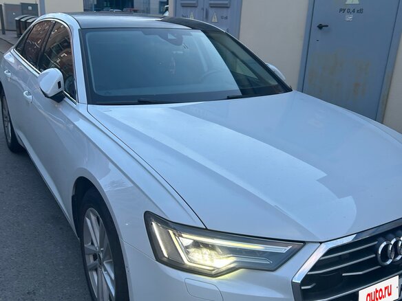 2022 Audi A6 40 TDI V (C8), белый, 4500000 рублей - вид 2