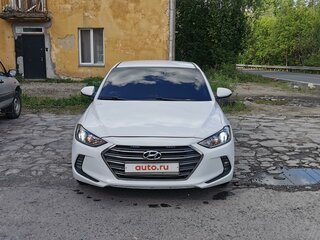 2018 Hyundai Elantra VI (AD), белый, 1450000 рублей, вид 1