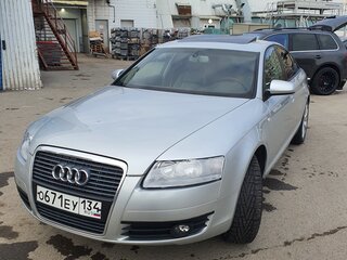 2005 Audi A6 III (C6), серебристый, 900000 рублей, вид 3