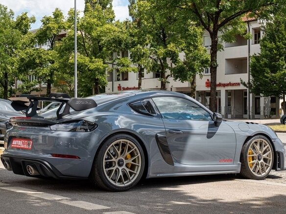 2025 Porsche Cayman GT4 RS II 718 (982), серый - вид 5