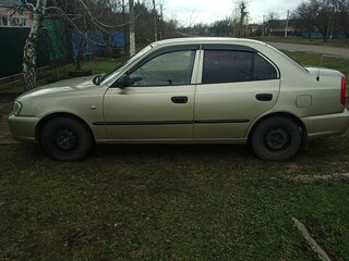 2005 Hyundai Accent ТагАЗ II, бежевый, 370000 рублей, вид 3