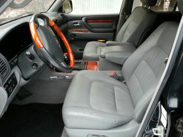 2002 Lexus LX 470 II, чёрный - вид 7