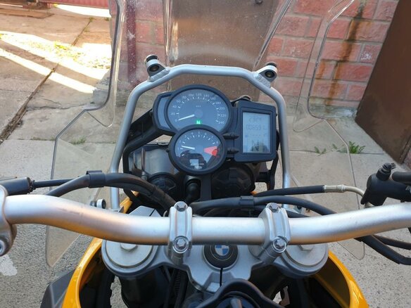 2008 BMW F 800 GS, жёлтый - вид 5