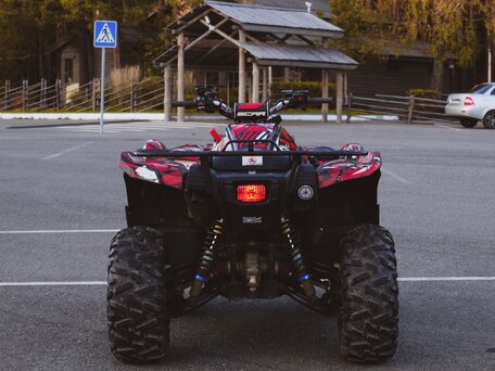2008 Yamaha Grizzly 700, чёрный, 780000 рублей, вид 5