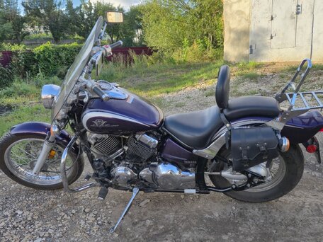 2005 Yamaha XVS650 Drag Star, фиолетовый, 450000 рублей, вид 1