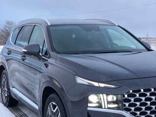 2021 Hyundai Santa Fe IV Рестайлинг, синий, 4000000 рублей, вид 3