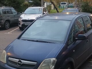 2008 Opel Meriva A Рестайлинг, синий, 450000 рублей, вид 2