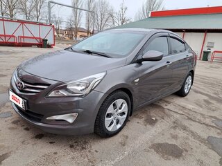 2014 Hyundai Solaris I Рестайлинг, серый, 1075000 рублей, вид 4