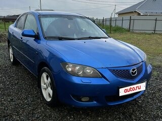 2006 Mazda 3 I (BK), синий, 385000 рублей, вид 3