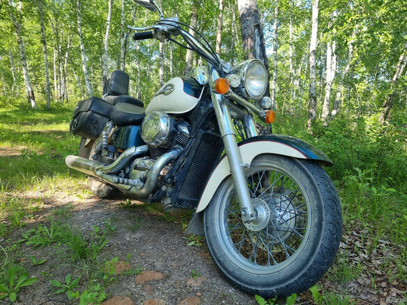 1997 Honda Shadow 400, бежевый, 230000 рублей - вид 3