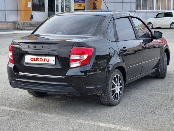 2023 Lada (ВАЗ) Granta Euro-2 I Рестайлинг, чёрный, 840000 рублей - вид 3