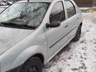 2008 Renault Logan I, зелёный, 400000 рублей, вид 4