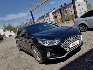 2018 Hyundai Sonata VII (LF) Рестайлинг, чёрный, 1820000 рублей, вид 3