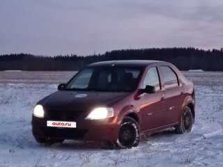 2010 Renault Logan I Рестайлинг, красный, 550000 рублей, вид 3