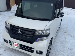 2016 Honda N-BOX I Рестайлинг, белый, 995000 рублей, вид 3