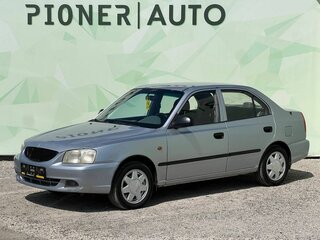 2008 Hyundai Accent ТагАЗ II, серебристый, 455000 рублей, вид 1