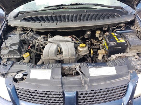 2001 Dodge Caravan 3-speed IV, синий, 245000 рублей - вид 1