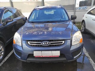 2009 Kia Sportage II Рестайлинг, синий, 1200000 рублей, вид 2
