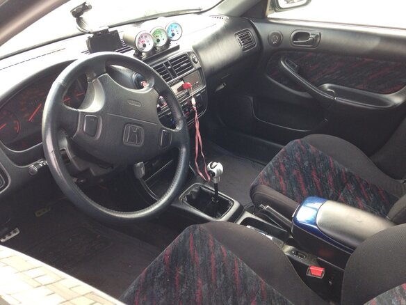 1997 Honda Civic VI, зелёный - вид 4