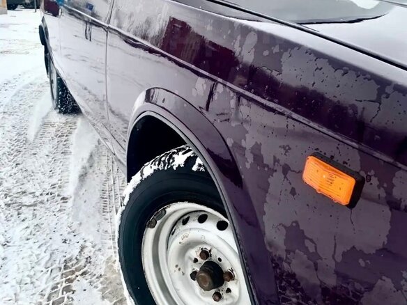 1997 Lada (ВАЗ) 2107, фиолетовый, 90000 рублей - вид 6