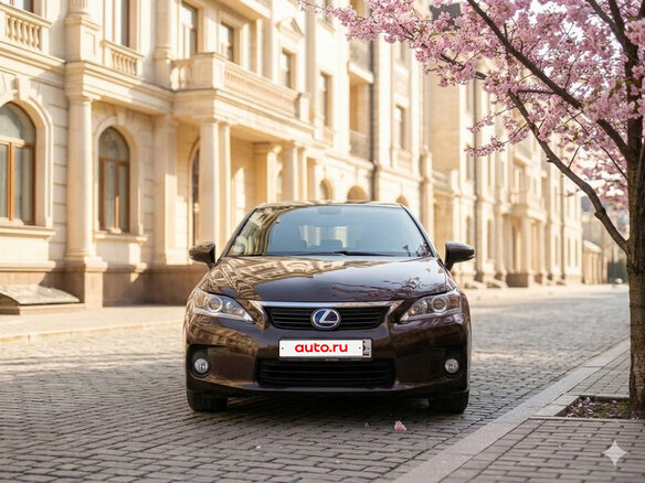 2012 Lexus CT 200h I, серый - вид 1