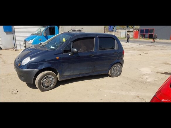 2009 Daewoo Matiz I Рестайлинг, синий, 140000 рублей - вид 2