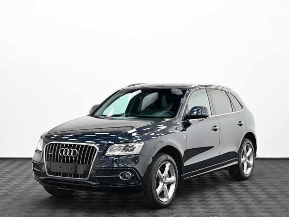 2015 Audi Q5 I (8R) Рестайлинг, синий - вид 2