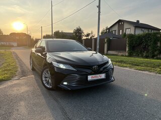 2019 Toyota Camry VIII (XV70), чёрный, 3450000 рублей, вид 3