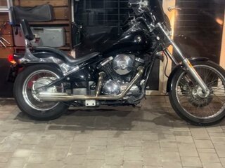 1995 Kawasaki VN400 Vulcan, чёрный, 300000 рублей, вид 1