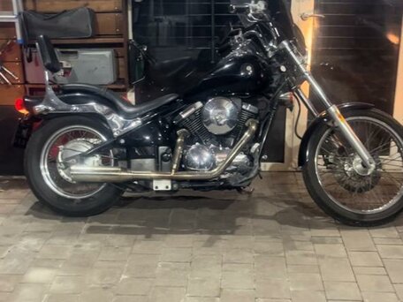 1995 Kawasaki VN400 Vulcan, чёрный, 300000 рублей, вид 1