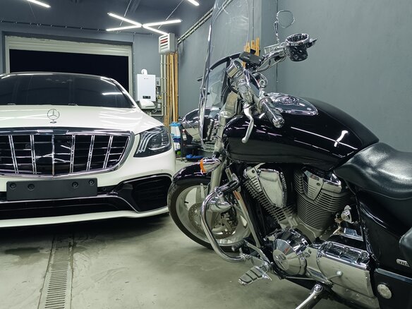 2007 Honda VTX 1800, чёрный - вид 16