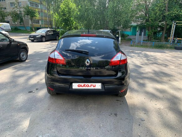 2014 Renault Megane III Рестайлинг 2, чёрный, 899000 рублей - вид 9