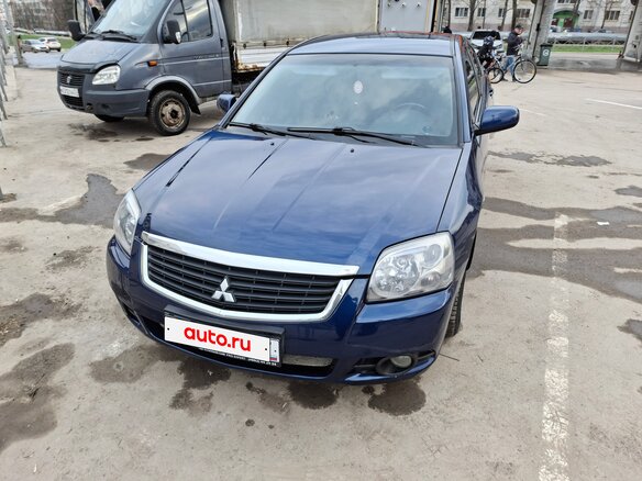 2008 Mitsubishi Galant IX Рестайлинг, синий, 650000 рублей - вид 2