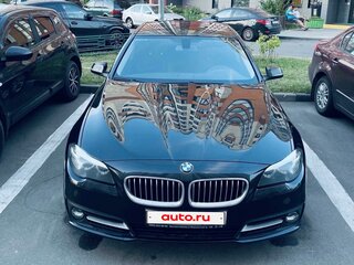 2016 BMW 5 серии 520d VI (F10/F11/F07) Рестайлинг, чёрный, 1900000 рублей, вид 2