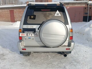 1999 Toyota Land Cruiser Prado 90 Series Рестайлинг, серый, 1300000 рублей, вид 4