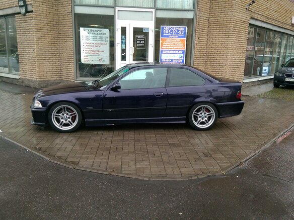 1996 BMW 3 серии 328i III (E36), фиолетовый - вид 3