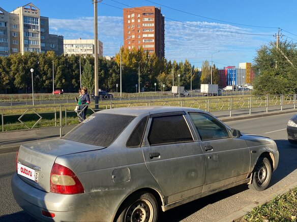 2007 Lada (ВАЗ) Priora I, серебристый, 75000 рублей - вид 1
