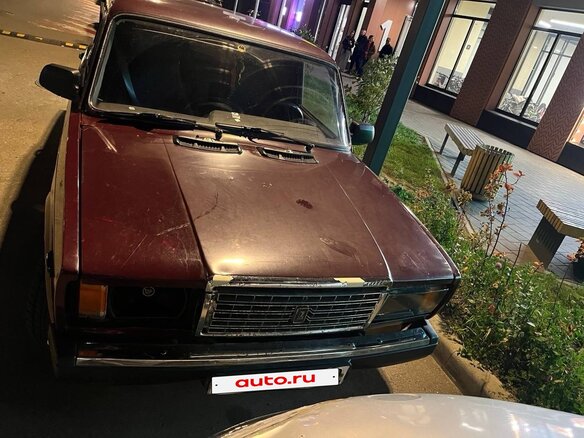 2008 Lada (ВАЗ) 2107, красный, 80000 рублей