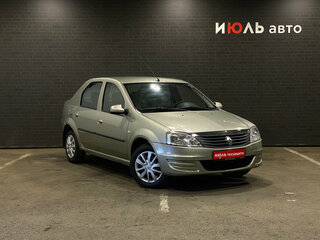 2013 Renault Logan I Рестайлинг, бежевый, 750000 рублей, вид 3