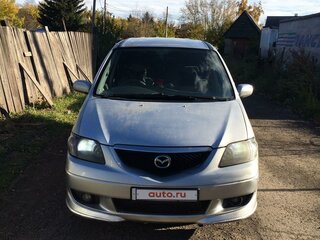 2002 Mazda MPV II (LW), серебристый, 570000 рублей, вид 2