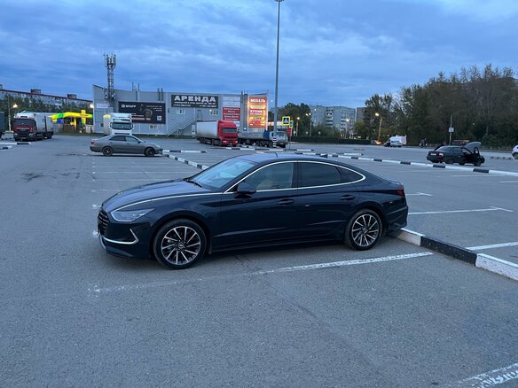2022 Hyundai Sonata VIII (DN8), синий, 2300000 рублей - вид 7
