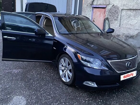 2008 Lexus LS 600h L IV, синий - вид 3