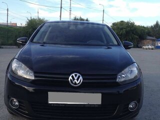 2010 Volkswagen Golf VI, чёрный, 800000 рублей, вид 3
