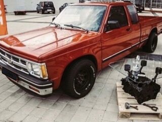 1993 Chevrolet S-10 Pickup I, красный, 1850000 рублей, вид 4