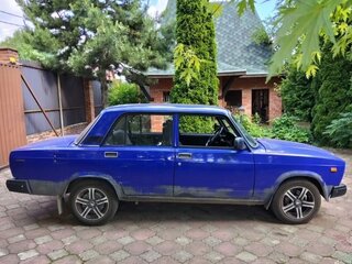 2001 Lada (ВАЗ) 2107, синий, 110000 рублей, вид 4