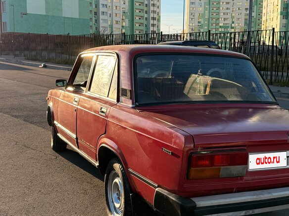 1995 Lada (ВАЗ) 2107, красный, 78000 рублей - вид 8