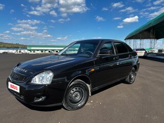 2008 Lada (ВАЗ) Priora I, чёрный, 310000 рублей, вид 1