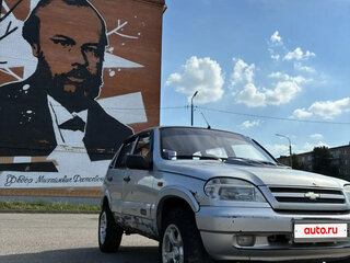 2005 Chevrolet Niva I, серебристый, 200000 рублей, вид 3